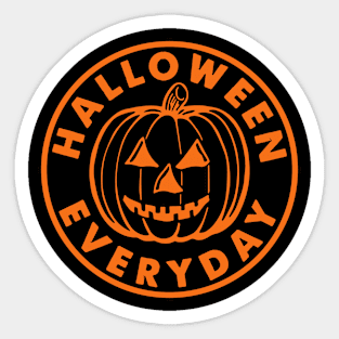 Halloween Everyday Orange Graphic Sticker